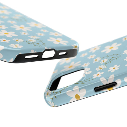 Sky Blue Daisy Tough Phone Case for iPhone and Samsung Galaxy