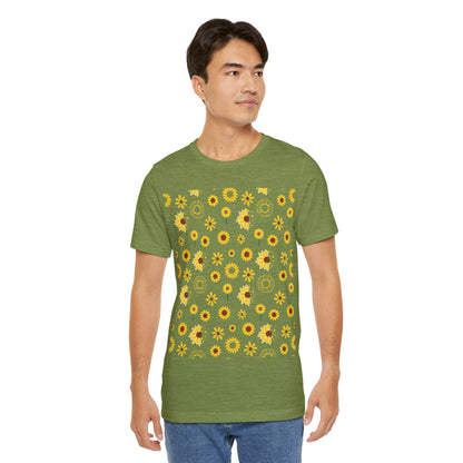 Sunflower Burst T - Shirt - T - Shirt - Kristine Celestine