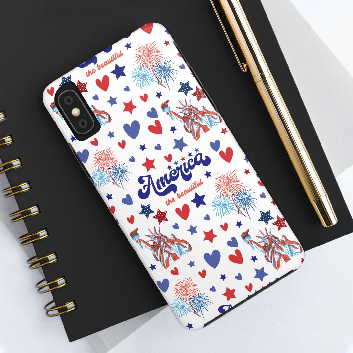 America the Beautiful Tough Phone Case for iPhone and Samsung Galaxy