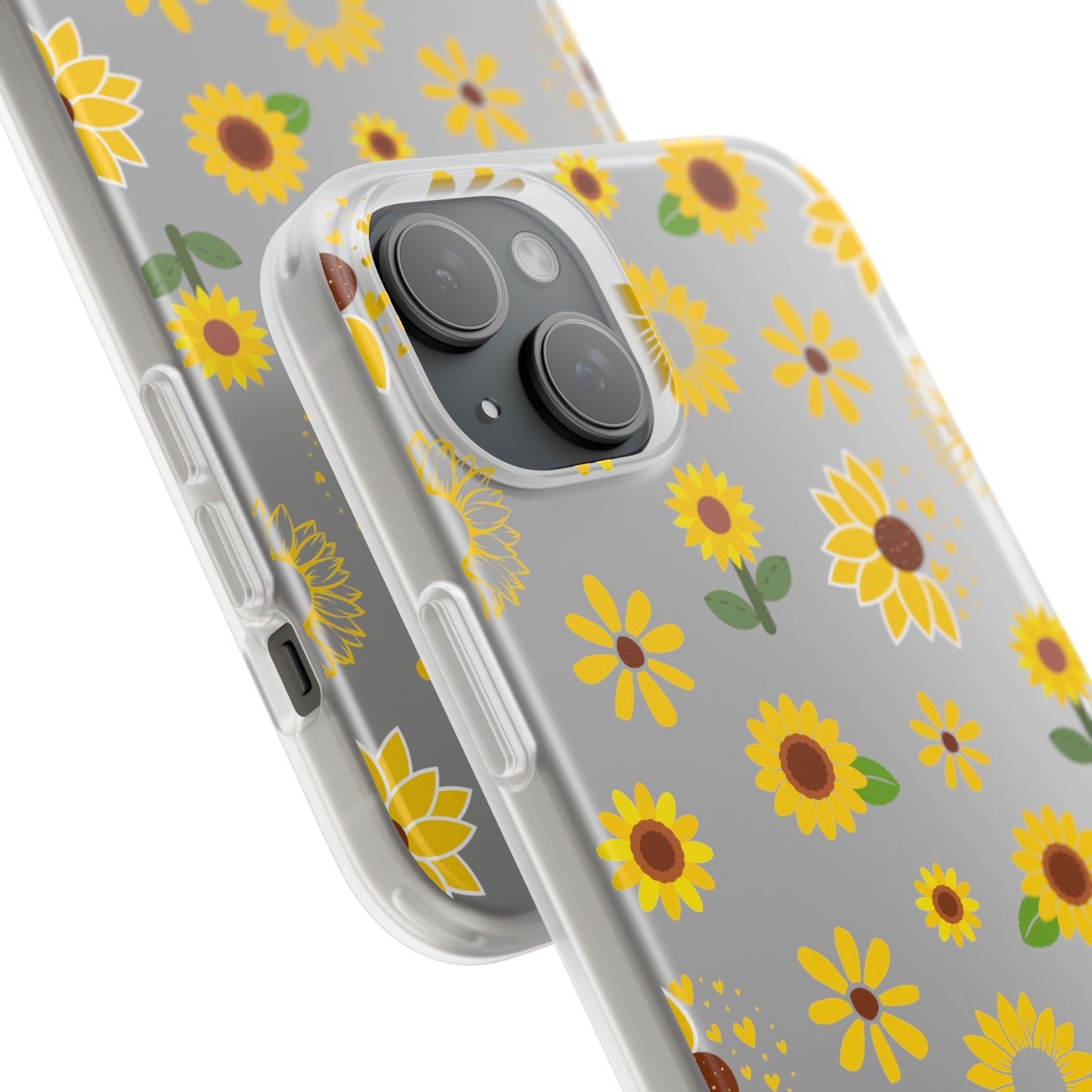 Sunflower Burst Flexible Phone Case iPhone Case Samsung Galaxy