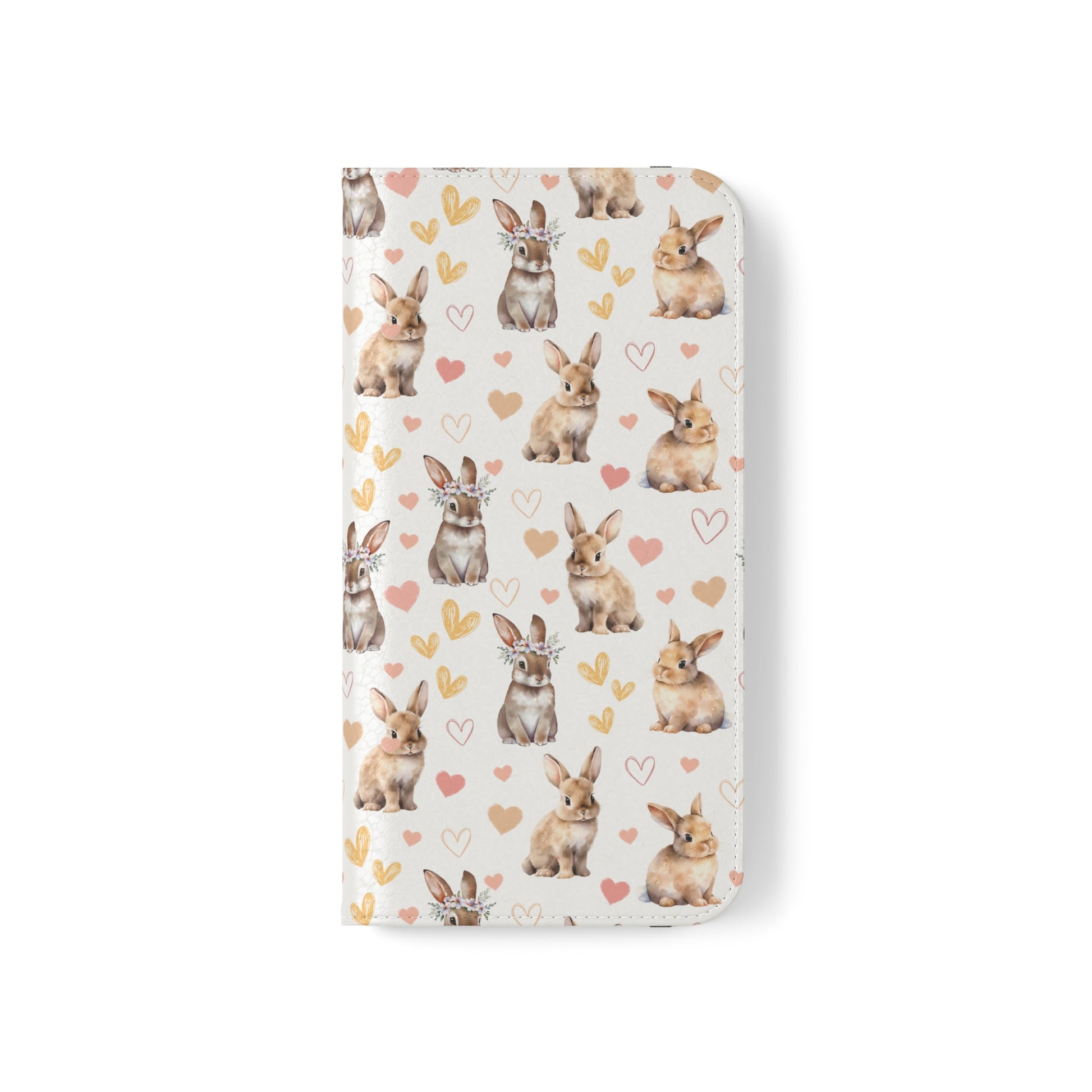 Bunny Love Flip Phone Case Cover with Pockets - Phone Case - Kristine Celestine