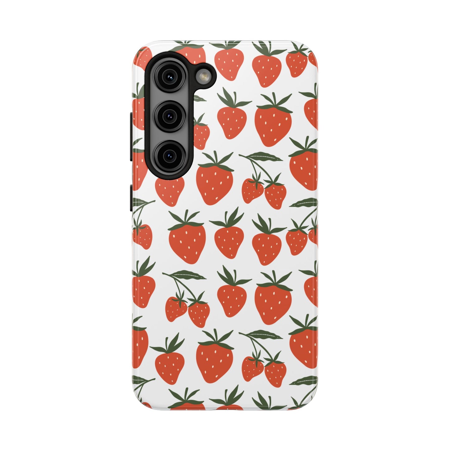 Tropical Strawberry Tough Phone Case for iPhone and Samsung Galaxy