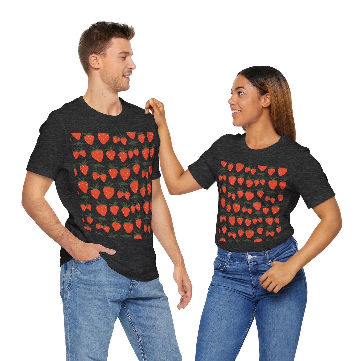 Tropical Strawberry T - Shirt - T - Shirt - Kristine Celestine