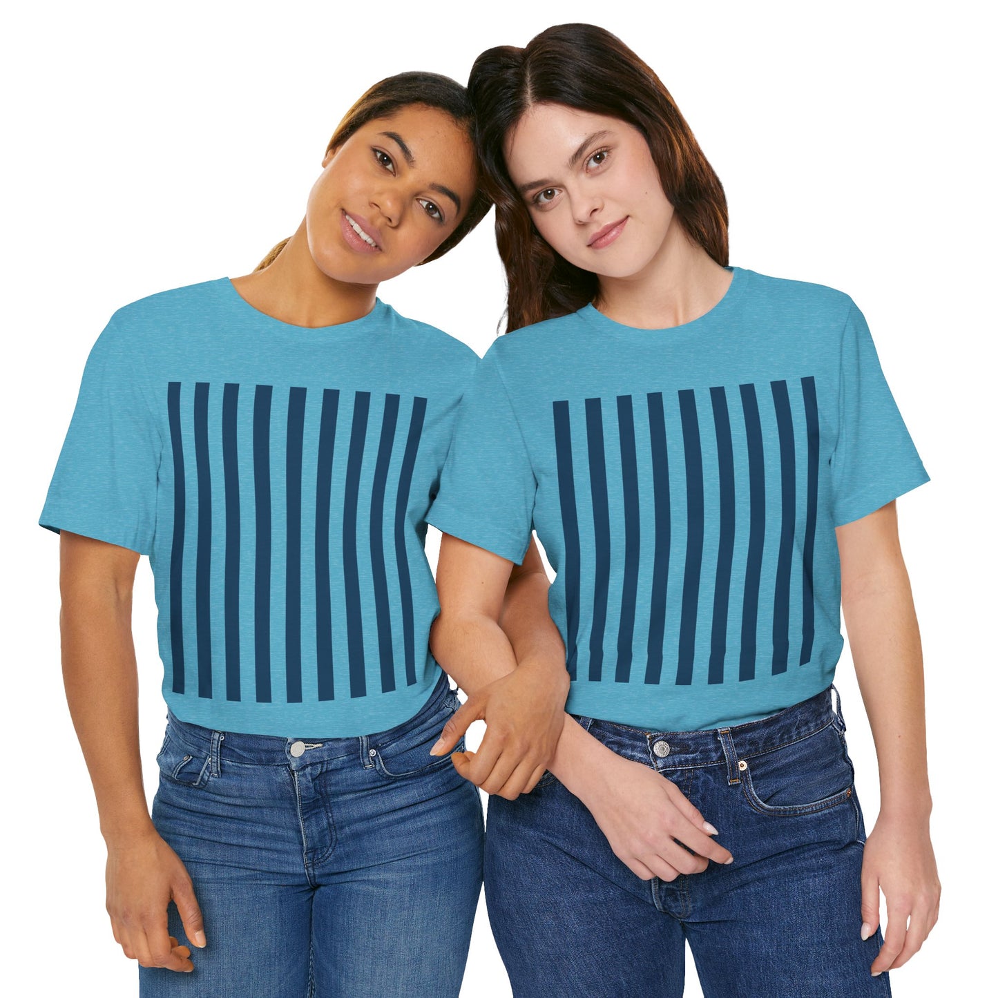 Navy Blue Stripes Shirt Royal Blue T-Shirts