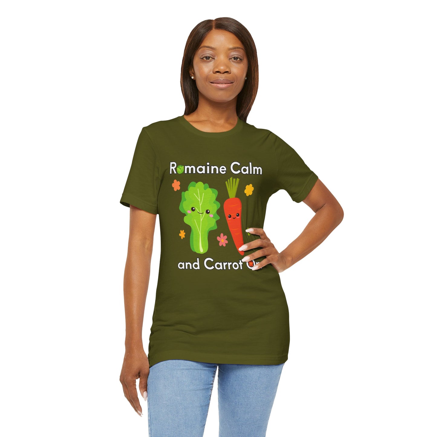 Romaine Calm and Carrot On T-Shirt