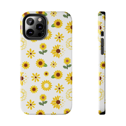 Sunflower Burst Tough Phone Case for iPhone and Samsung Galaxy