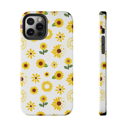 Sunflower Burst Tough Phone Case for iPhone and Samsung Galaxy