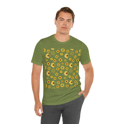 Sunflower Burst T - Shirt - T - Shirt - Kristine Celestine