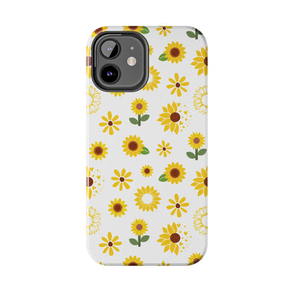 Sunflower Burst Tough Phone Case for iPhone and Samsung Galaxy