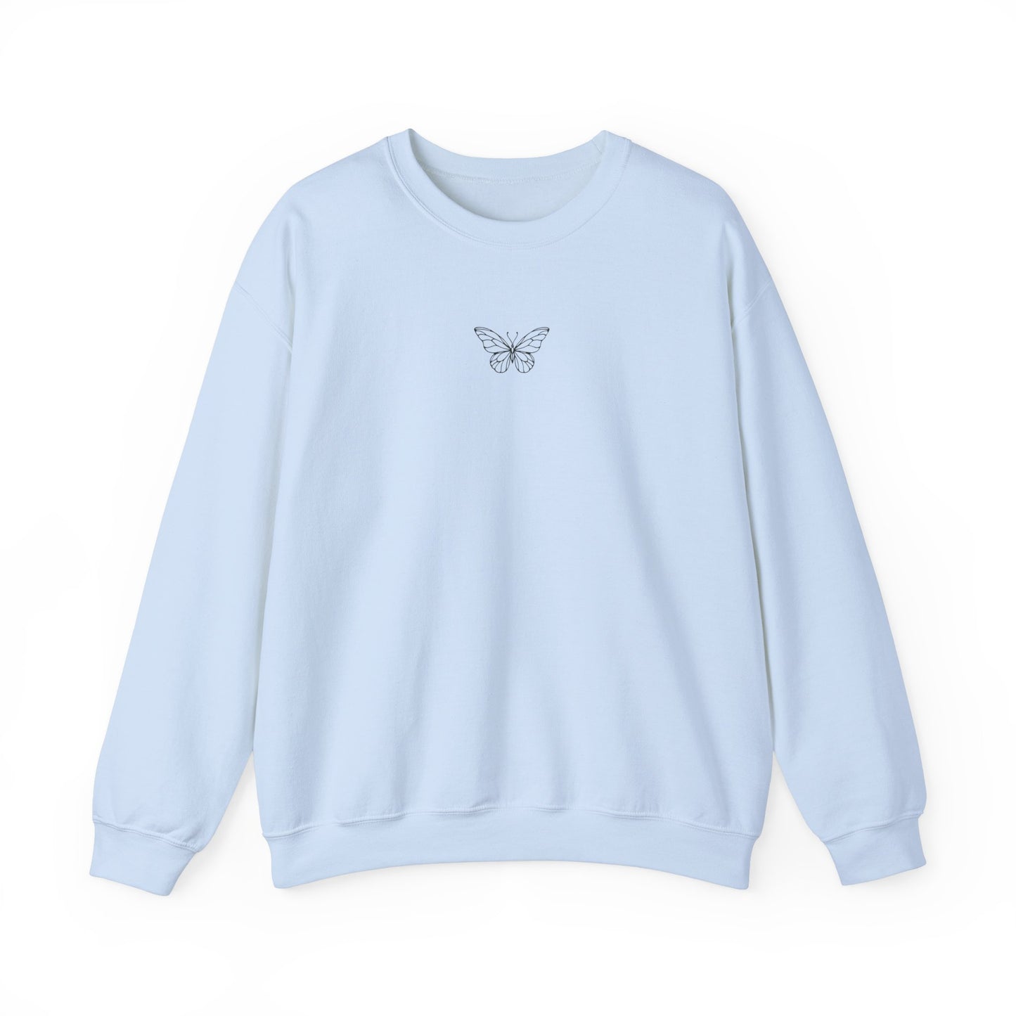 Simple Butterfly Crewneck Sweatshirt