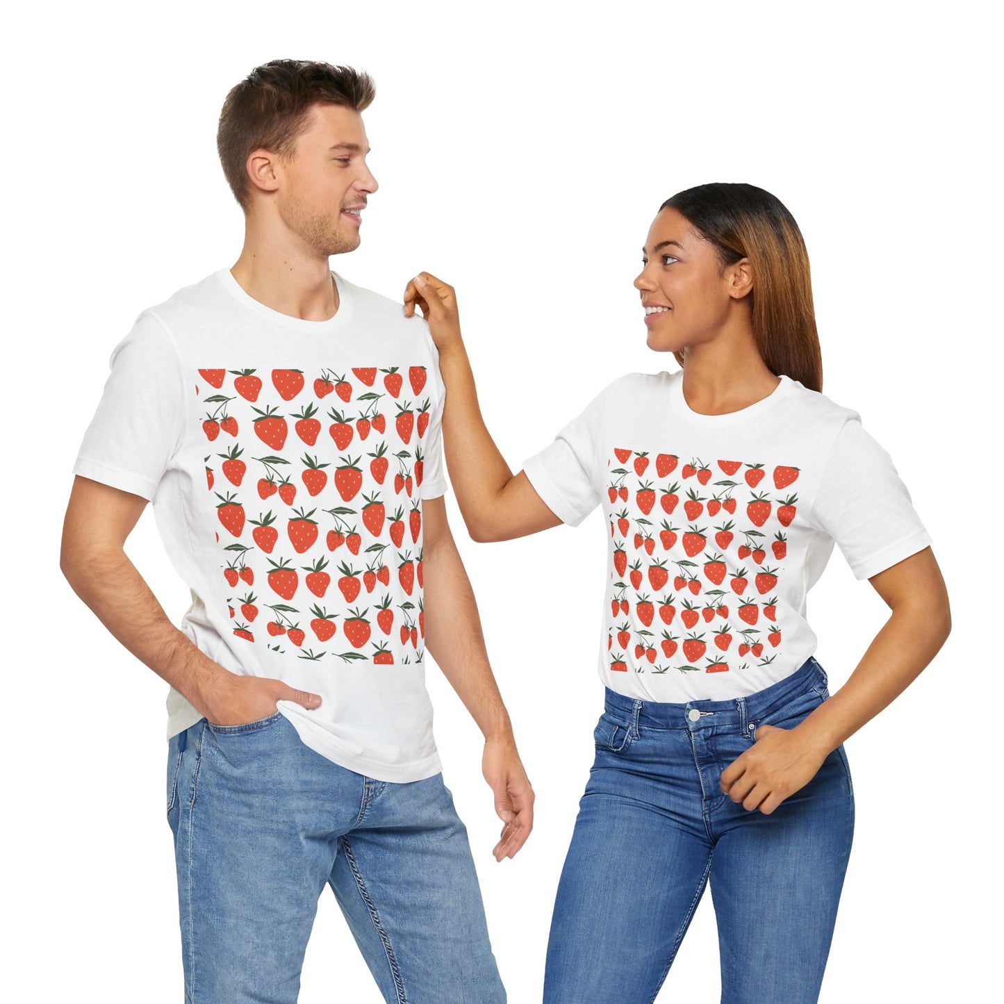 Tropical Strawberry T - Shirt - T - Shirt - Kristine Celestine