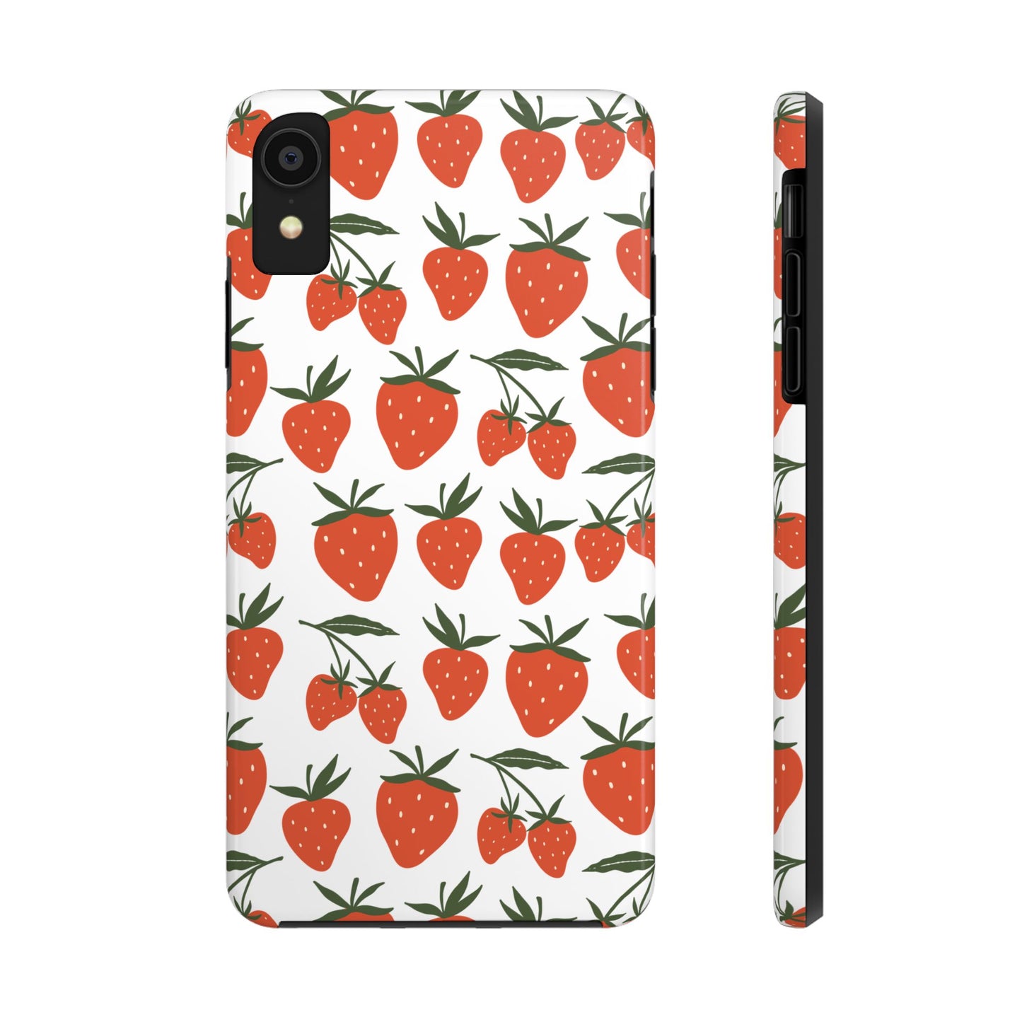 Tropical Strawberry Tough Phone Case for iPhone and Samsung Galaxy