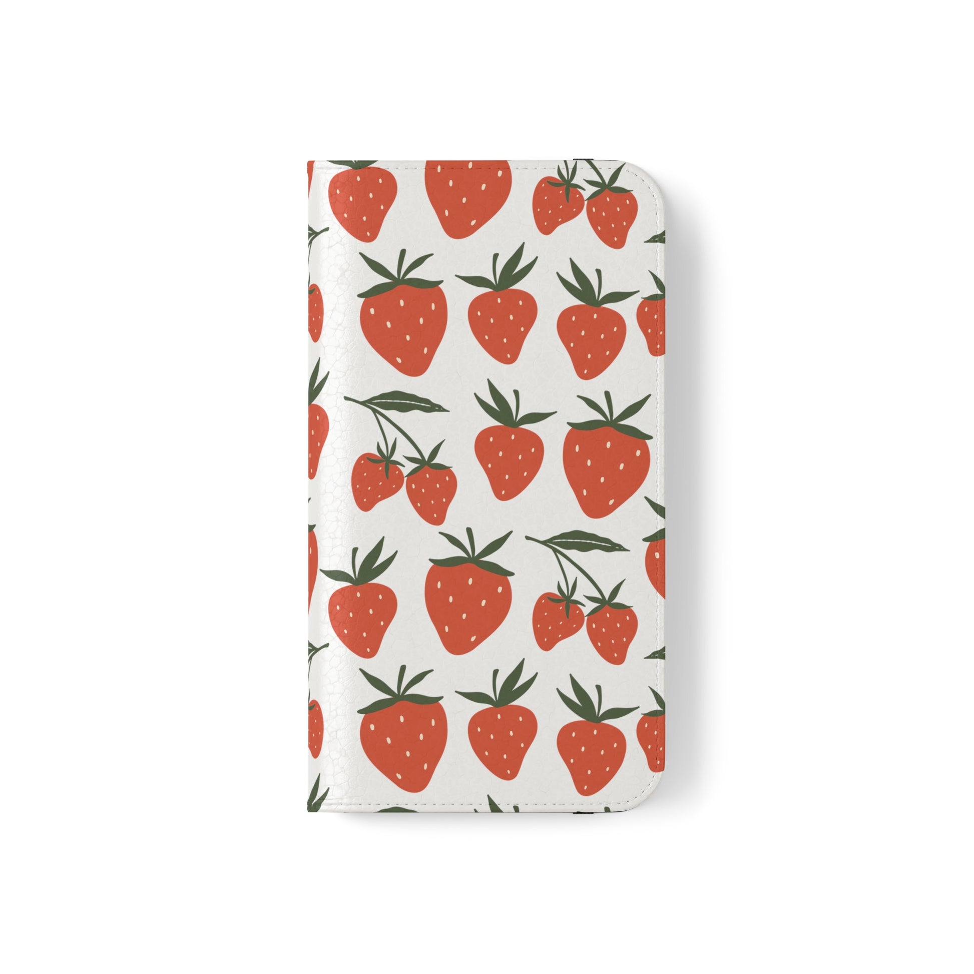 Tropical Strawberry Flip Phone Case Cover with Pockets - Phone Case - Kristine Celestine