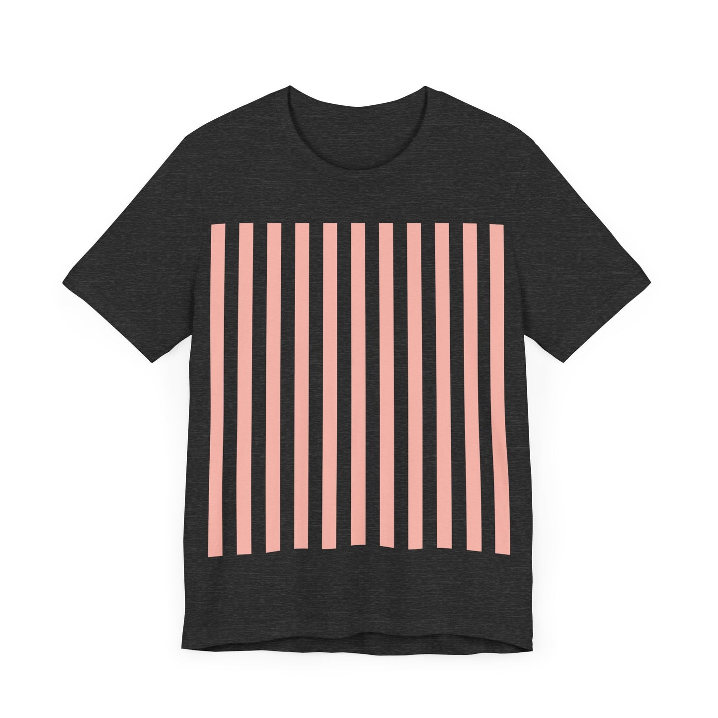 Coral Pink Stripes Shirt