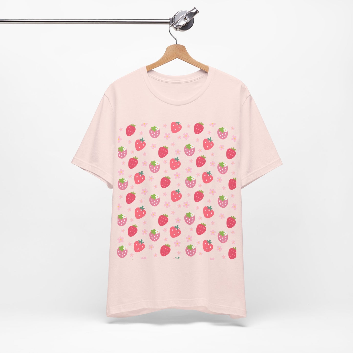 Strawberries and Daisies T - Shirt - T - Shirt - Kristine Celestine