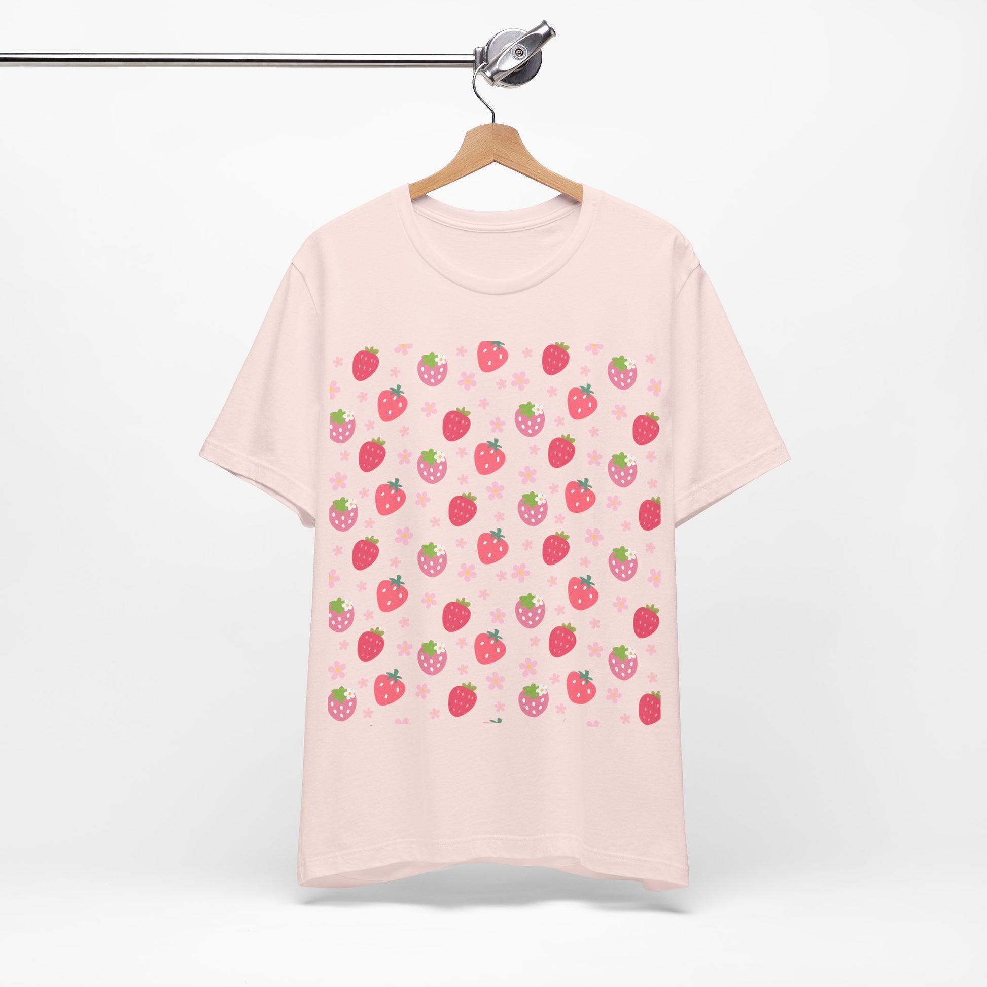 Strawberries and Daisies T - Shirt - T - Shirt - Kristine Celestine