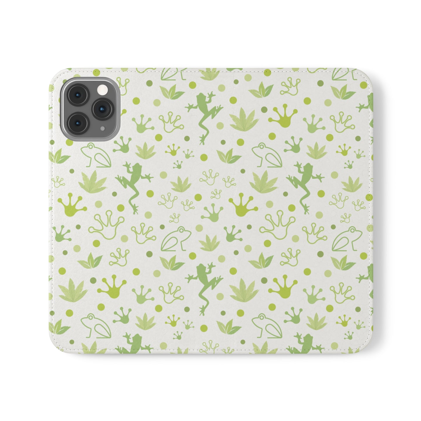 Froggy Flip Phone Case Cover with Pockets - Phone Case - Kristine Celestine