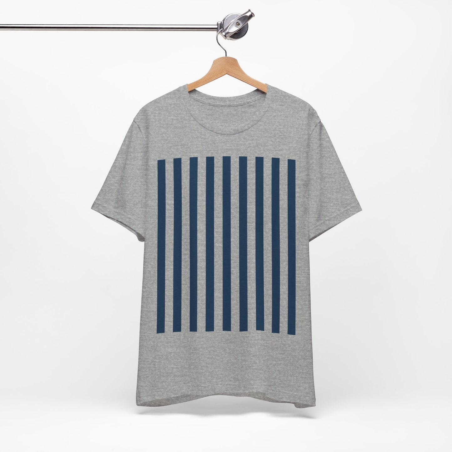 Navy Blue Stripes Shirt Royal Blue T - Shirts - T - Shirt - Kristine Celestine