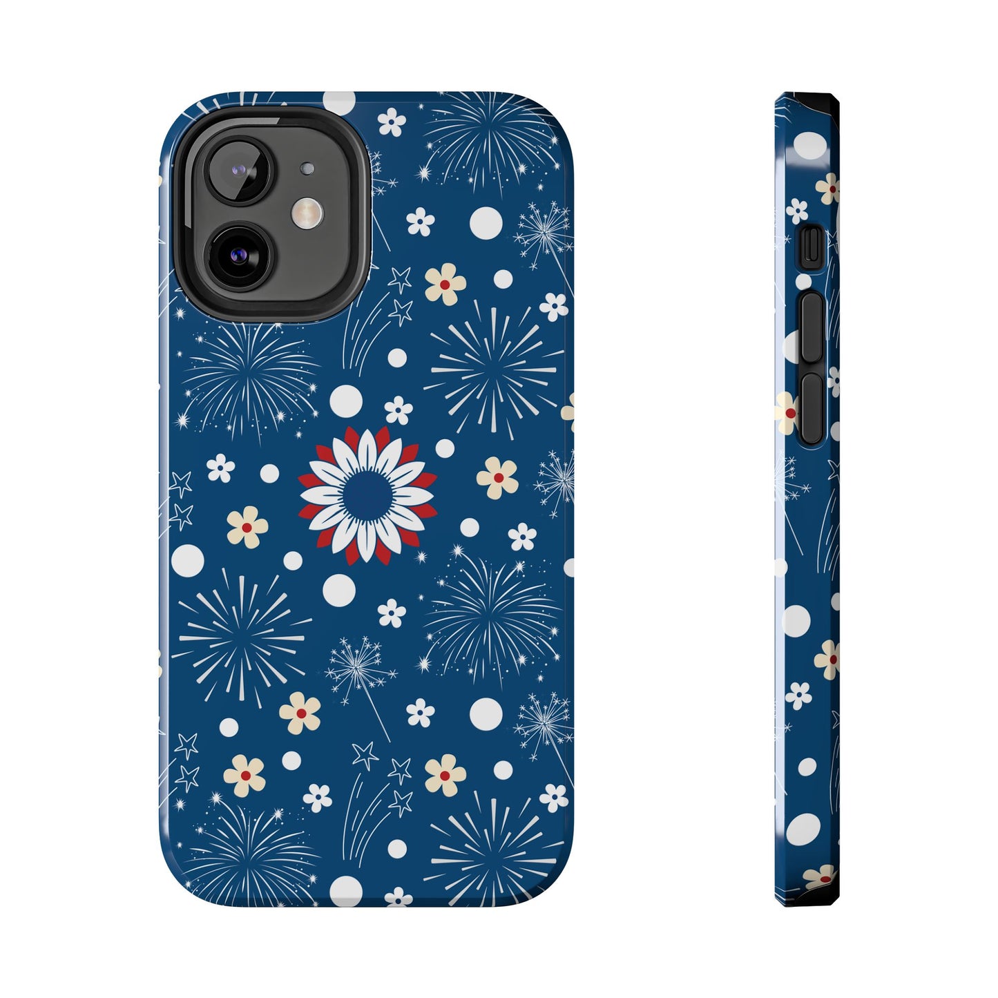 USA Daisy Fireworks Tough Phone Case for iPhone and Samsung Galaxy