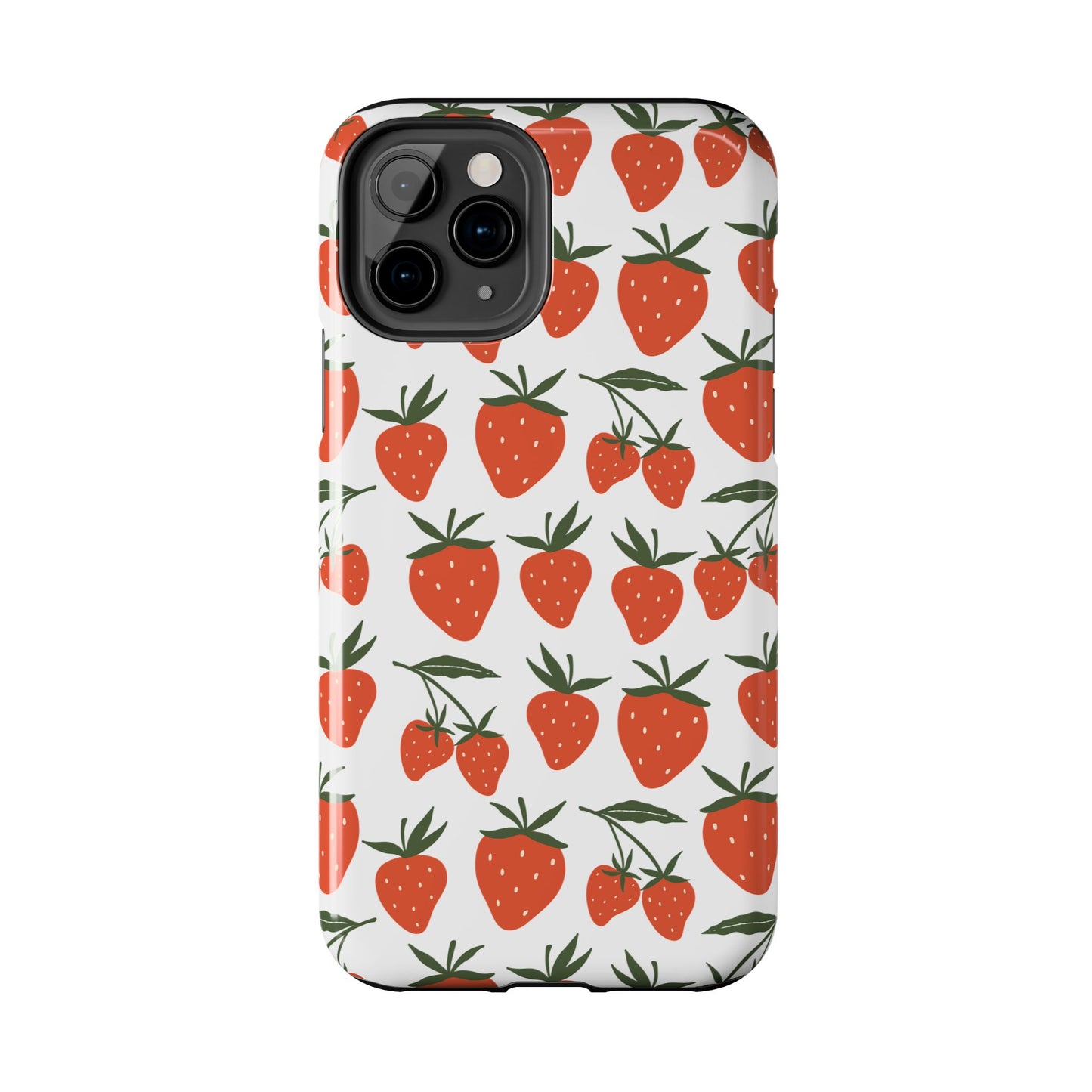 Tropical Strawberry Tough Phone Case for iPhone and Samsung Galaxy