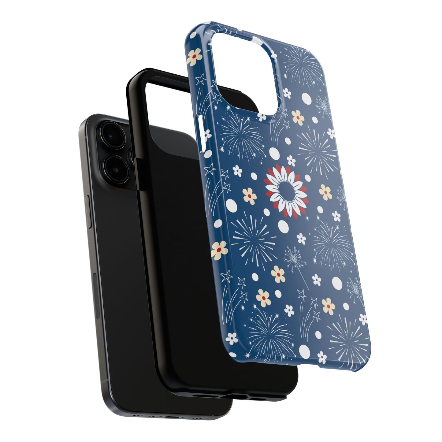 USA Daisy Fireworks Tough Phone Case for iPhone and Samsung Galaxy