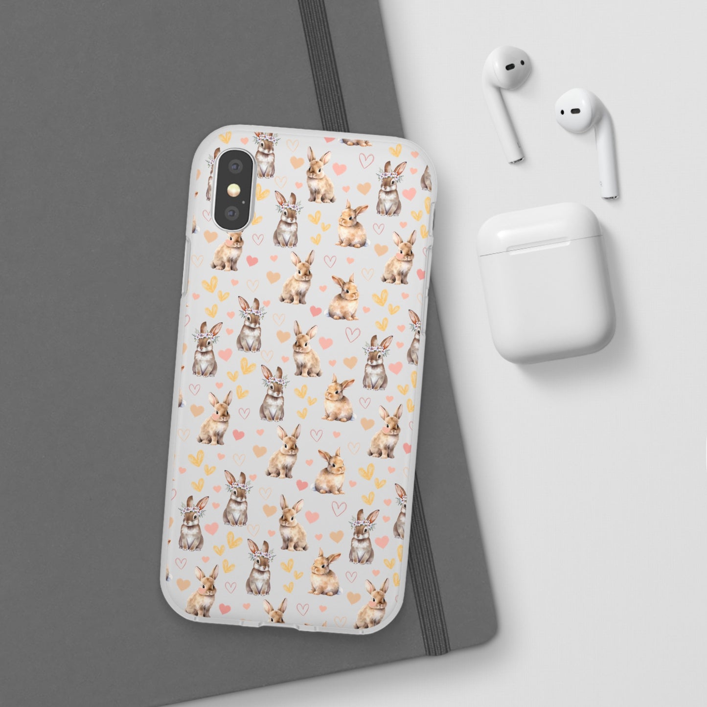 Bunny Love Flexible Phone Case iPhone Case Samsung Galaxy - Phone Case - Kristine Celestine