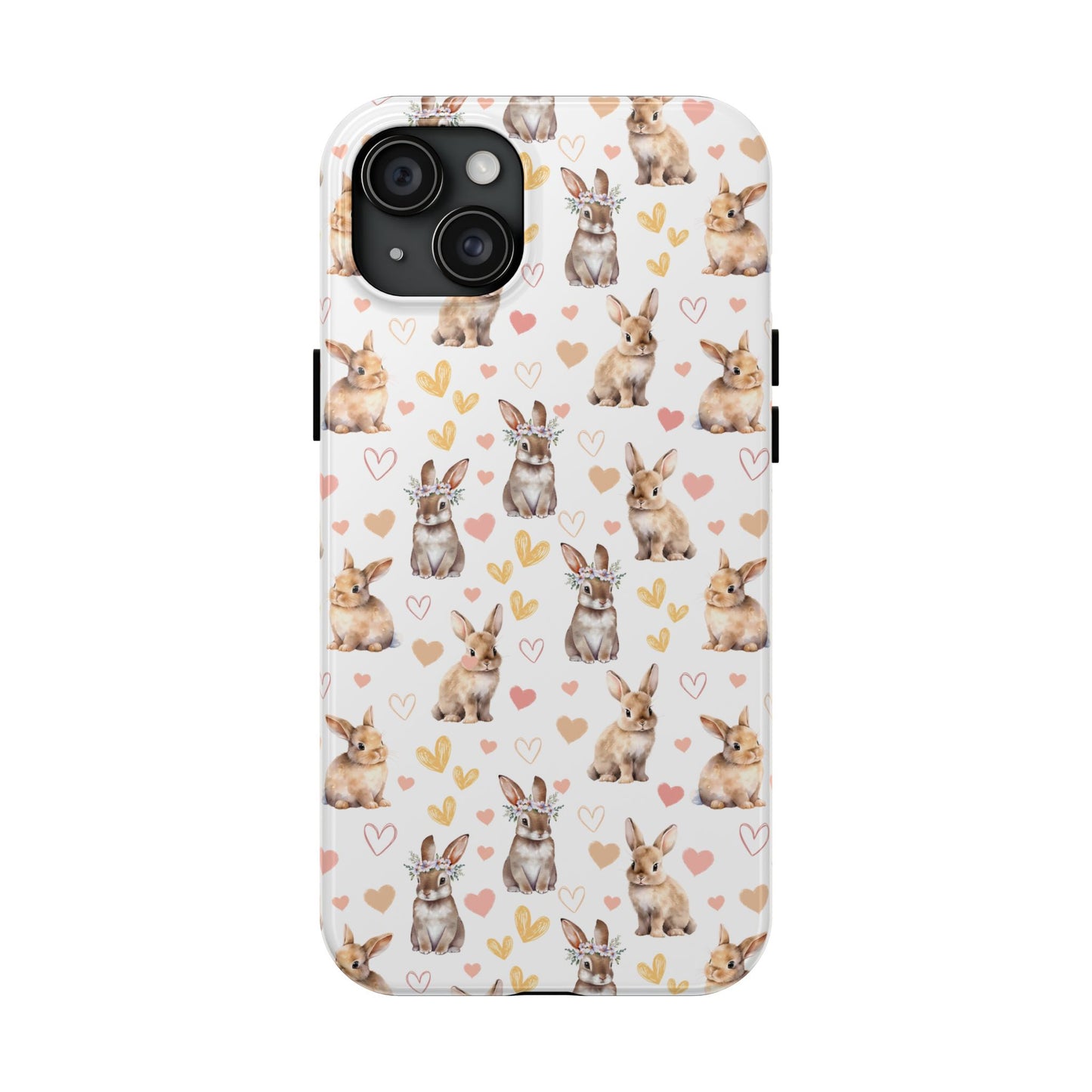 Bunny Love Tough Phone Case for iPhone and Samsung Galaxy