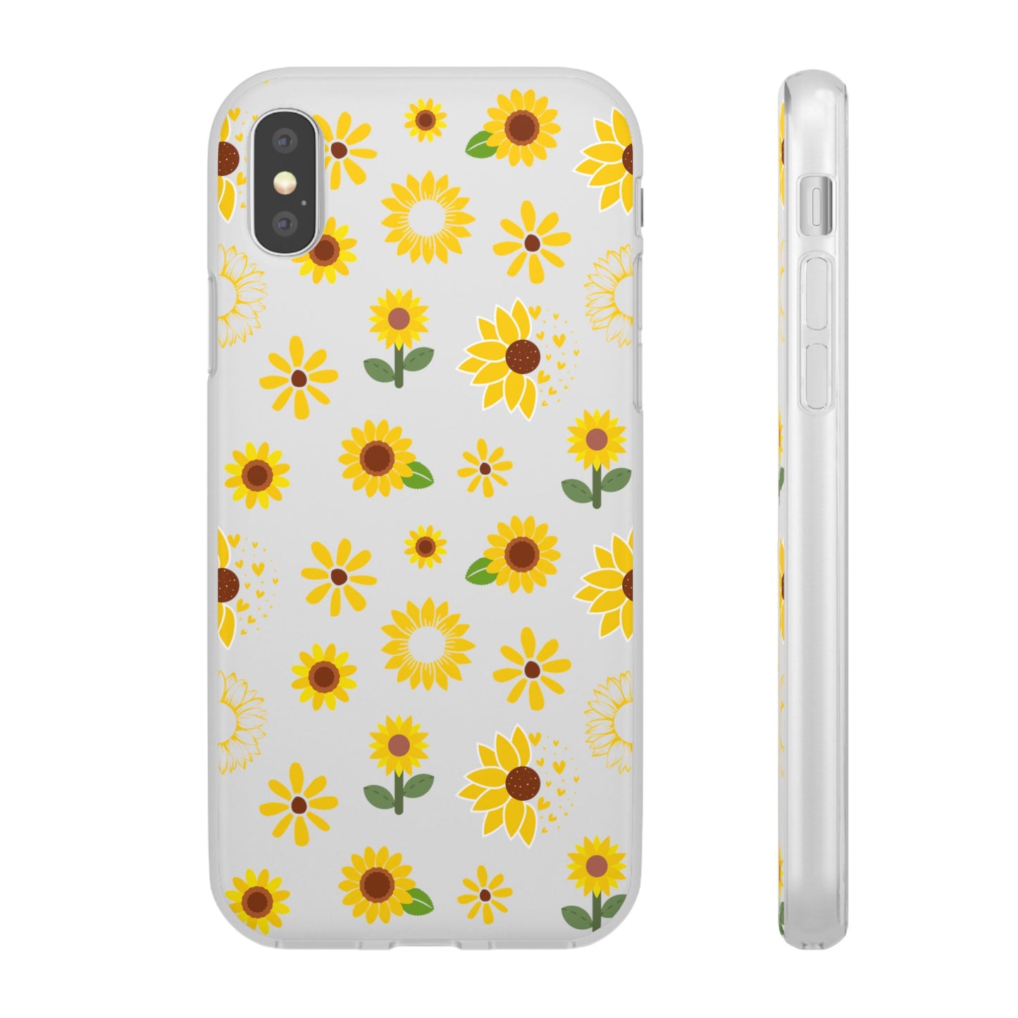 Sunflower Burst Flexible Phone Case iPhone Case Samsung Galaxy