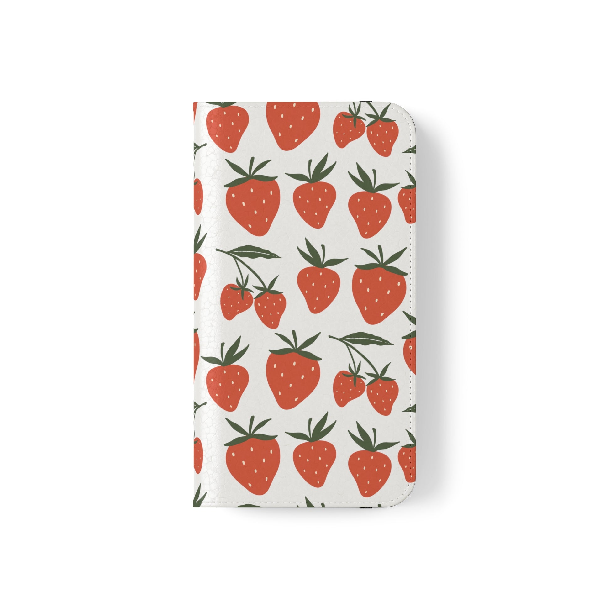 Tropical Strawberry Flip Phone Case Cover with Pockets - Phone Case - Kristine Celestine