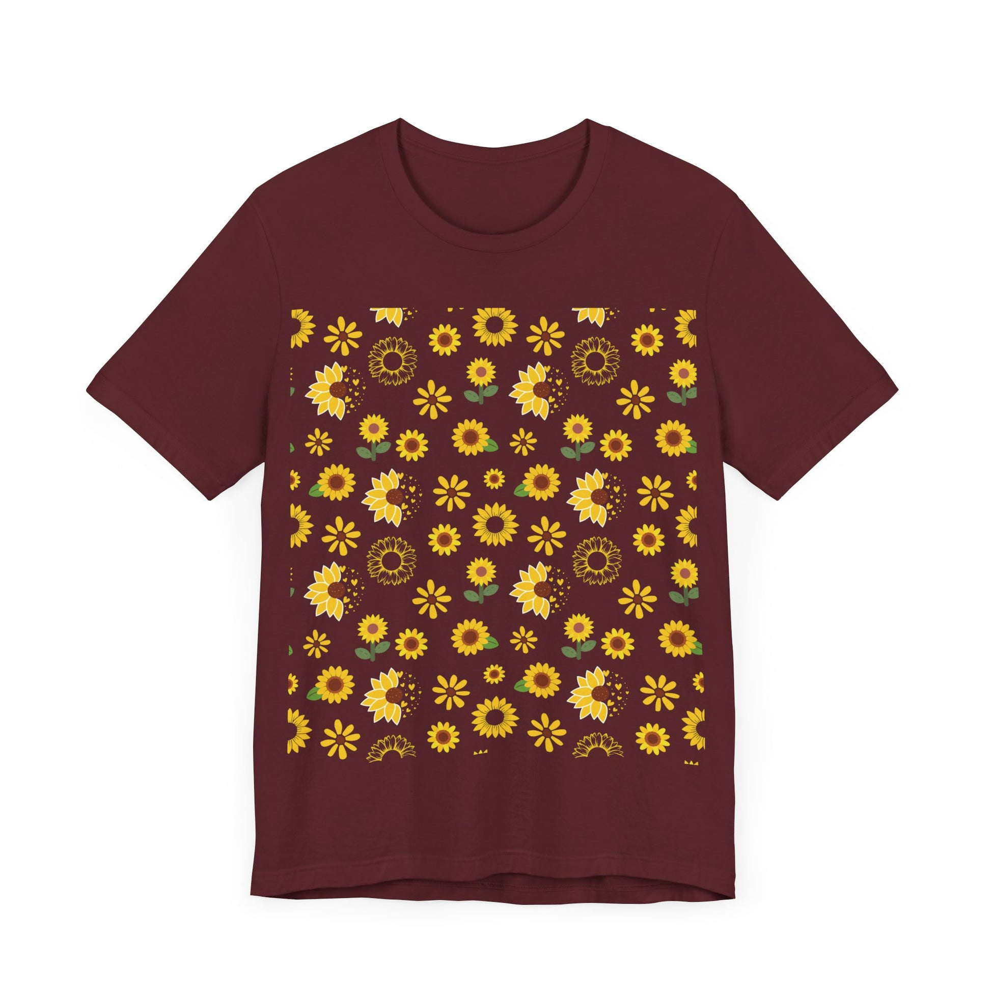 Sunflower Burst Unisex Shirt - T - Shirt - Printify - Kristine Celestine