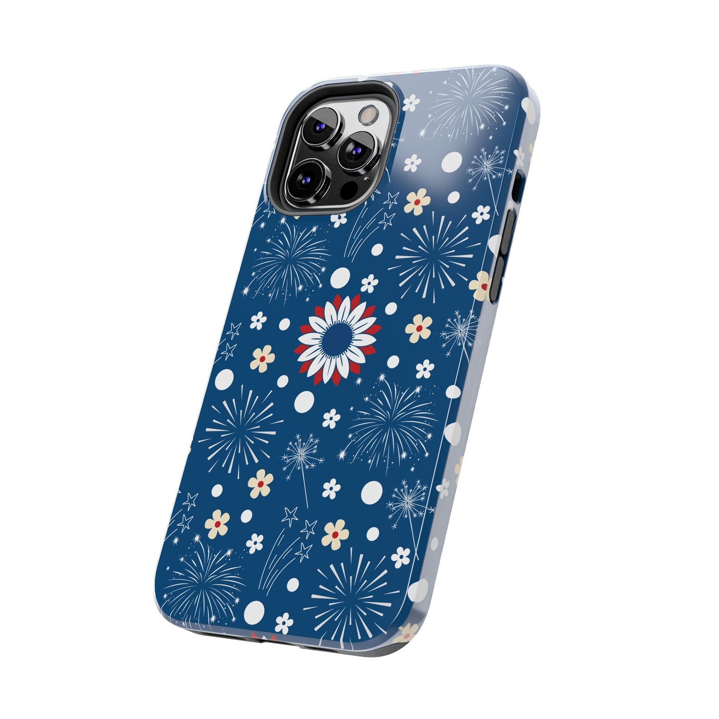 USA Daisy Fireworks Tough Phone Case for iPhone and Samsung Galaxy