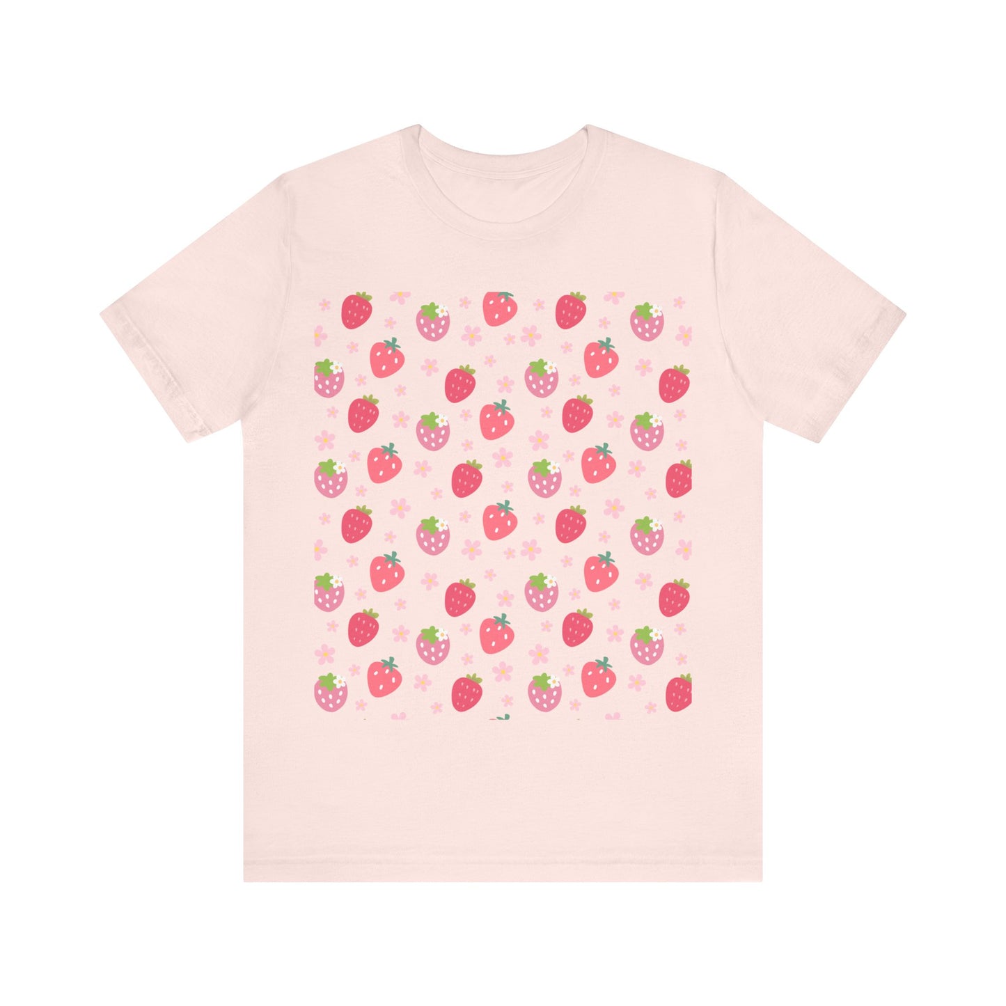 Strawberries and Daisies T - Shirt - T - Shirt - Kristine Celestine