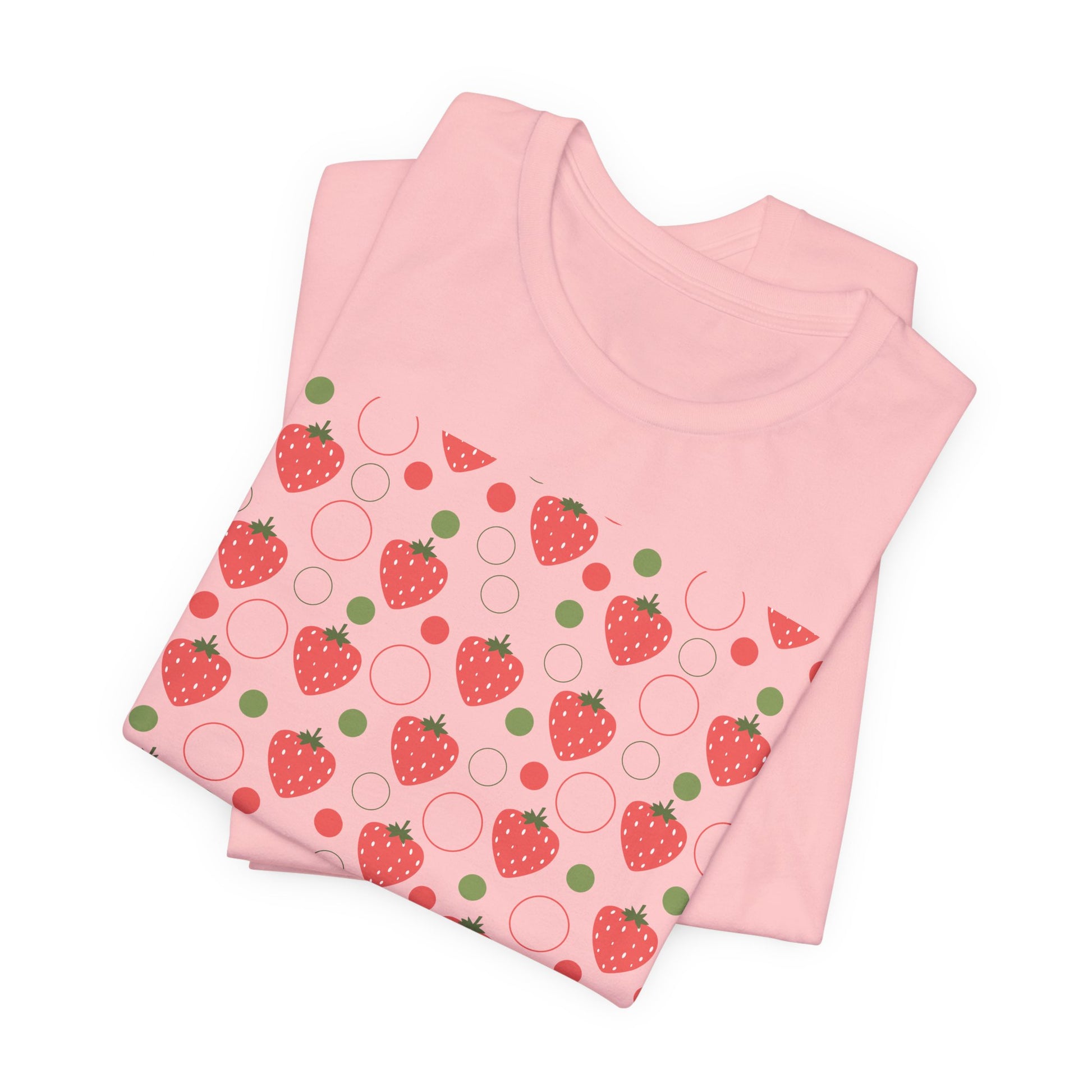 Red Strawberry Bubbles T - Shirt - T - Shirt - Kristine Celestine