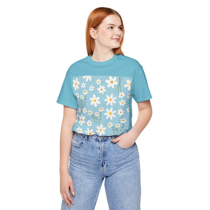 Sky Blue Daisy T - Shirt - T - Shirt - Kristine Celestine