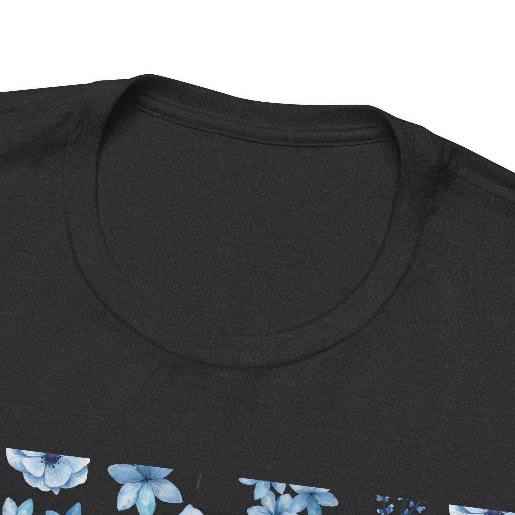 Snowy Blue Flowers T - Shirt - T - Shirt - Kristine Celestine