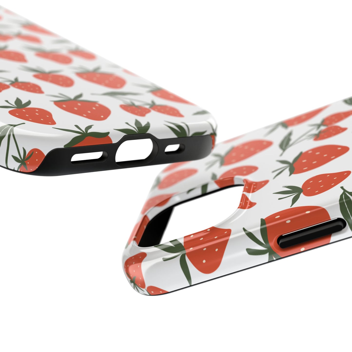 Tropical Strawberry Tough Phone Case for iPhone and Samsung Galaxy