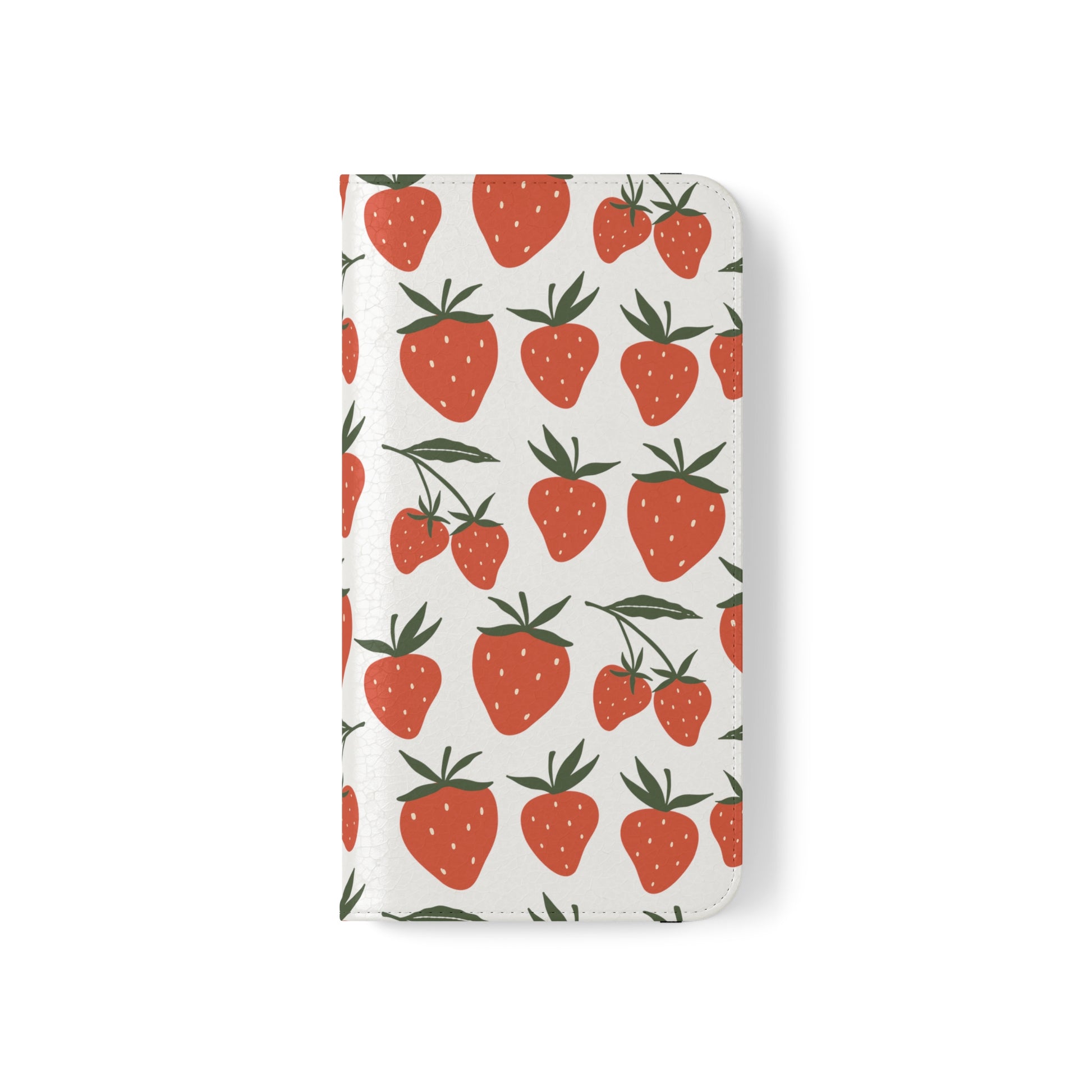 Tropical Strawberry Flip Phone Case Cover with Pockets - Phone Case - Kristine Celestine