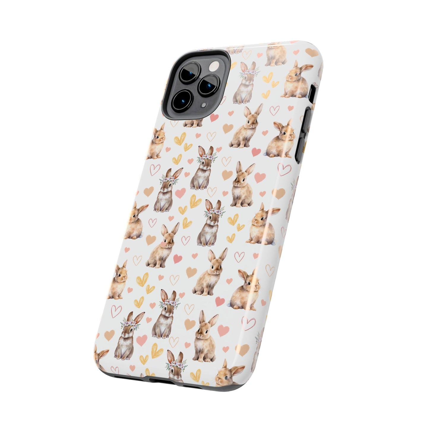 Bunny Love Tough Phone Case for iPhone and Samsung Galaxy