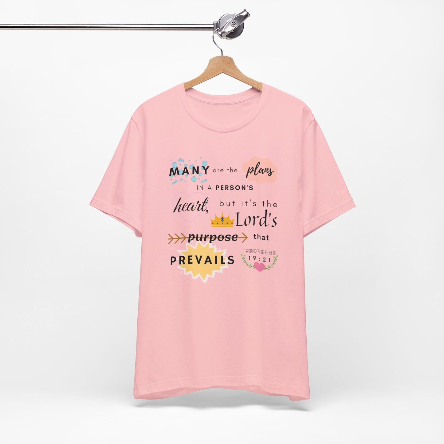 Proverbs 19:21 Bible Verse T-Shirt