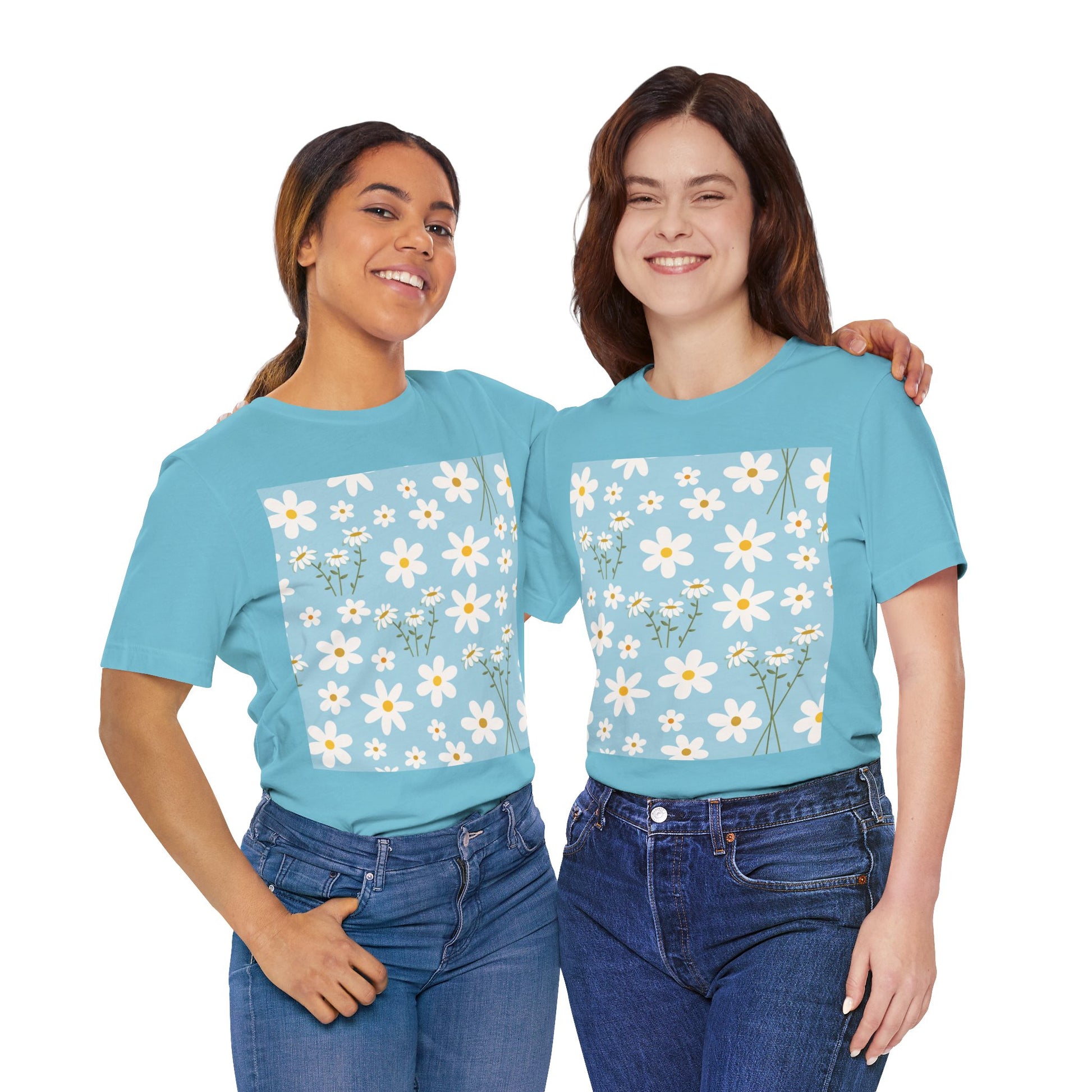 Sky Blue Daisy T - Shirt - T - Shirt - Kristine Celestine