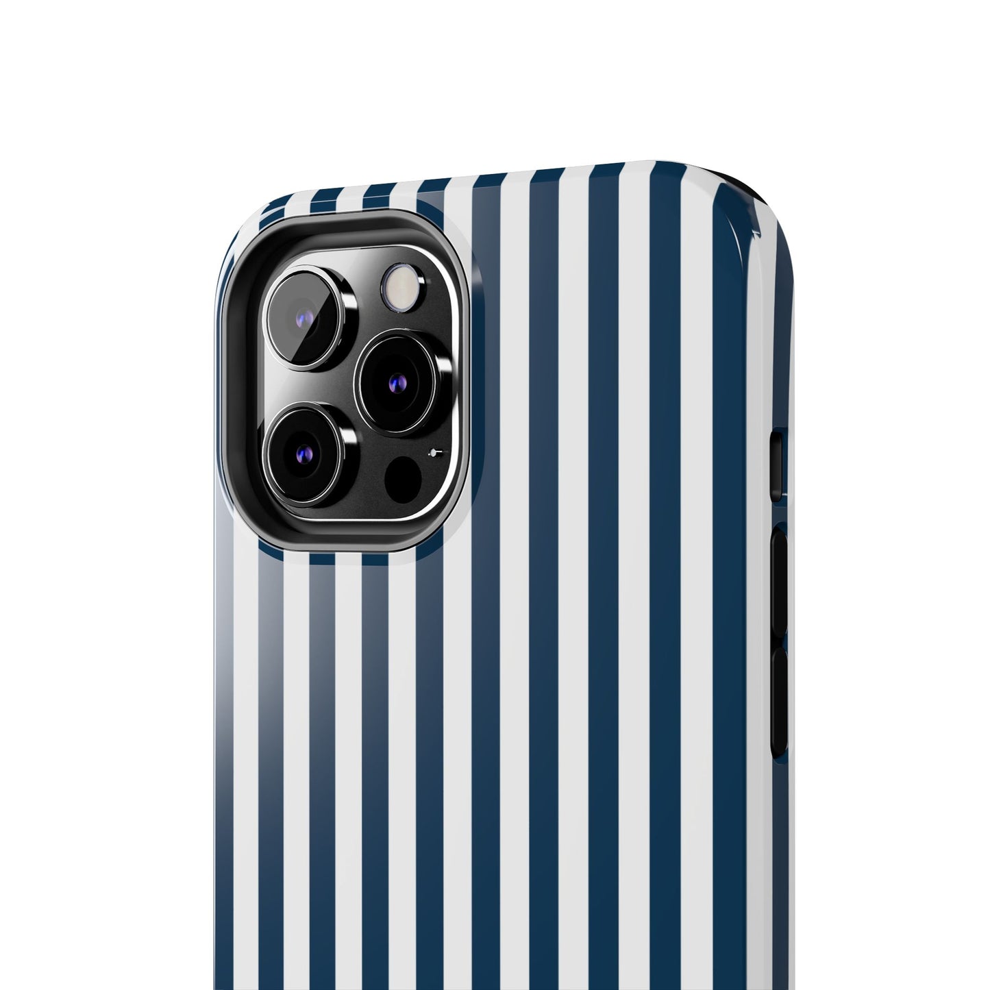 Navy Blue Stripes Tough Phone Case for iPhone and Samsung Galaxy