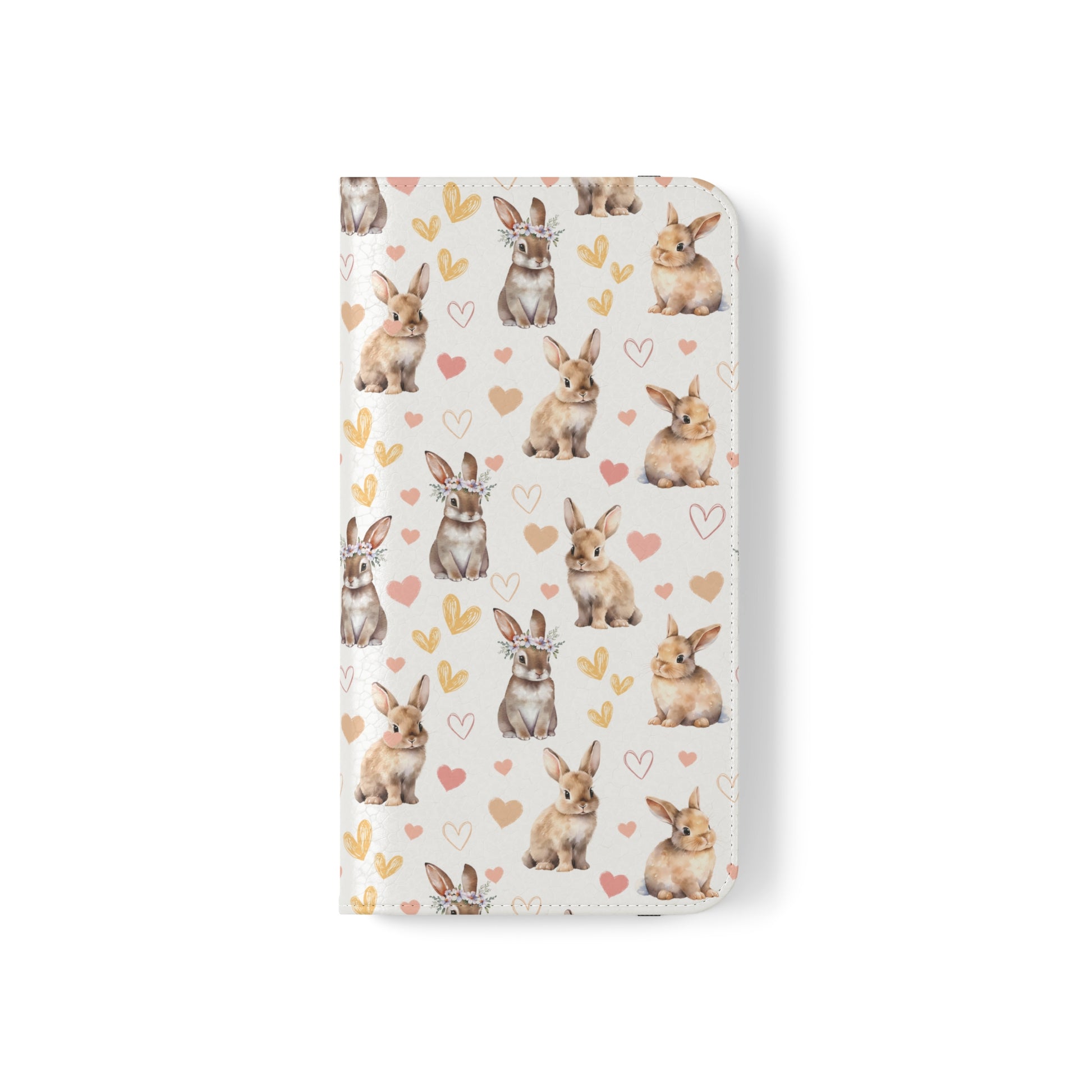 Bunny Love Flip Phone Case Cover with Pockets - Phone Case - Kristine Celestine