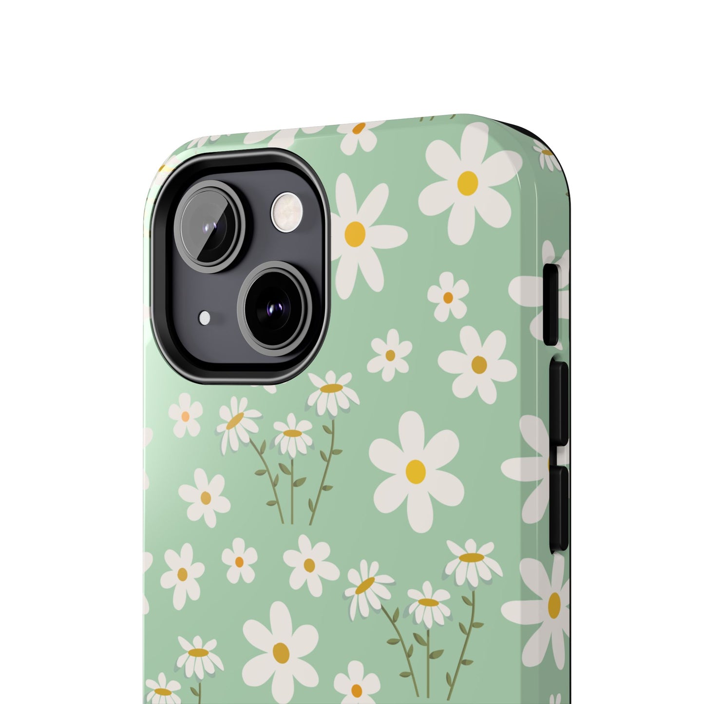 Mint Daisy Delight Tough Phone Case for iPhone and Samsung Galaxy