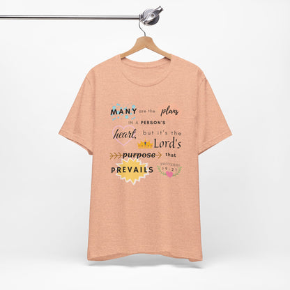 Proverbs 19:21 Bible Verse T-Shirt