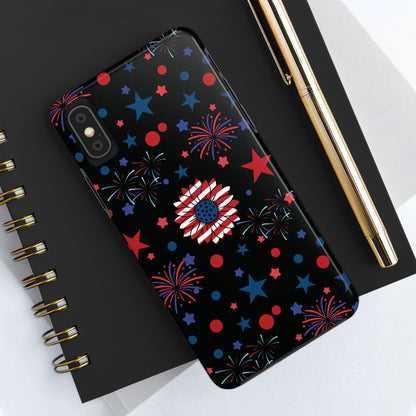 Starry Night America Tough Phone Case for iPhone and Samsung Galaxy