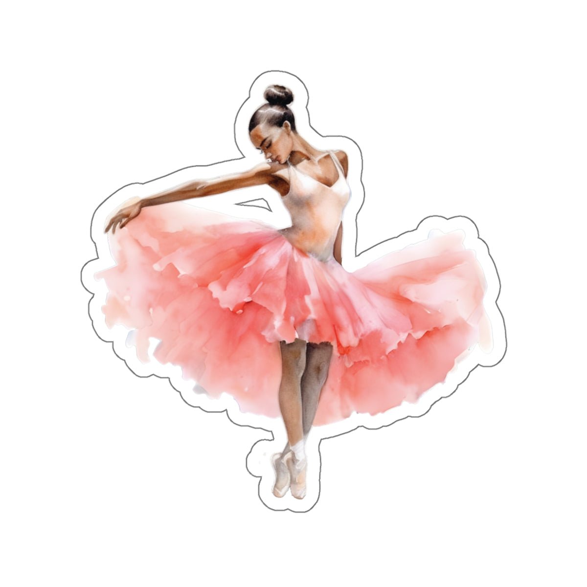 Pretty Ballerina Sticker (A7) - Sticker - Kristine Celestine