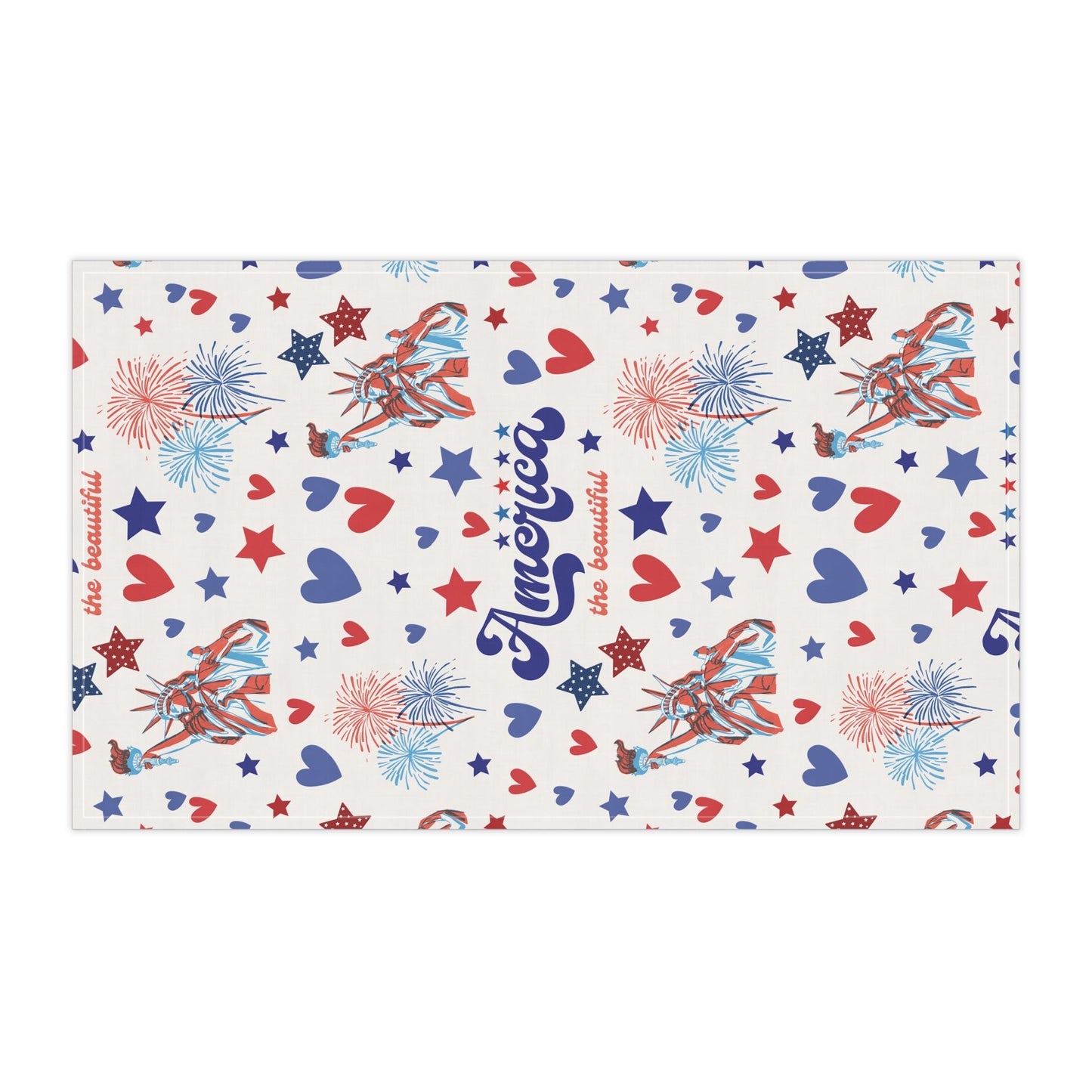 America the Beautiful Kitchen Towel - Kitchen Towel - Kristine Celestine