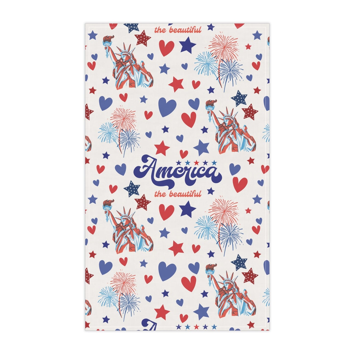 America the Beautiful Kitchen Towel - Kitchen Towel - Kristine Celestine