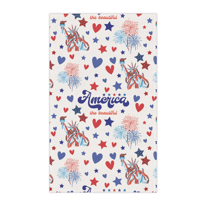 America the Beautiful Kitchen Towel - Kitchen Towel - Kristine Celestine