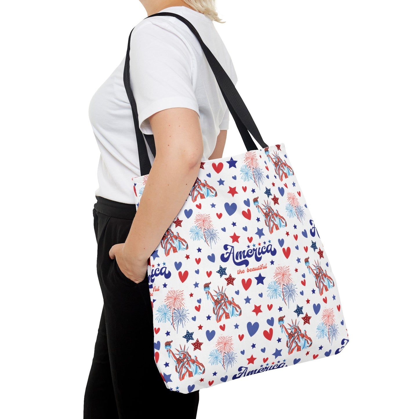 America the Beautiful Tote Bag - Bags - Kristine Celestine